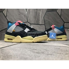 Nike Union La Air Jordan 4 Retro Off Noir Sneakers For Men And Women