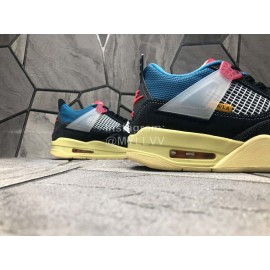 Nike Union La Air Jordan 4 Retro Off Noir Sneakers For Men And Women