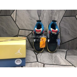 Nike Union La Air Jordan 4 Retro Off Noir Sneakers For Men And Women