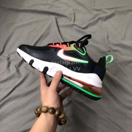Nike Air Max 270 React Hyper Jade Running Shoes For Men And Women Black