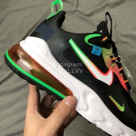 Nike Air Max 270 React Hyper Jade Running Shoes For Men And Women Black