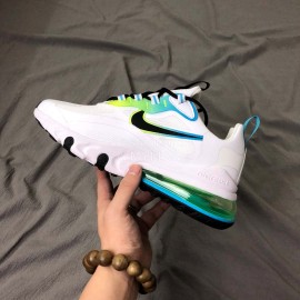 Nike Air Max 270 React Hyper Jade Running Shoes For Men And Women White Green