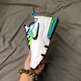 Nike Air Max 270 React Hyper Jade Running Shoes For Men And Women White Green