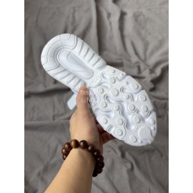 Nike Air Max 270 React Hyper Jade Running Shoes Gray For Men And Women 