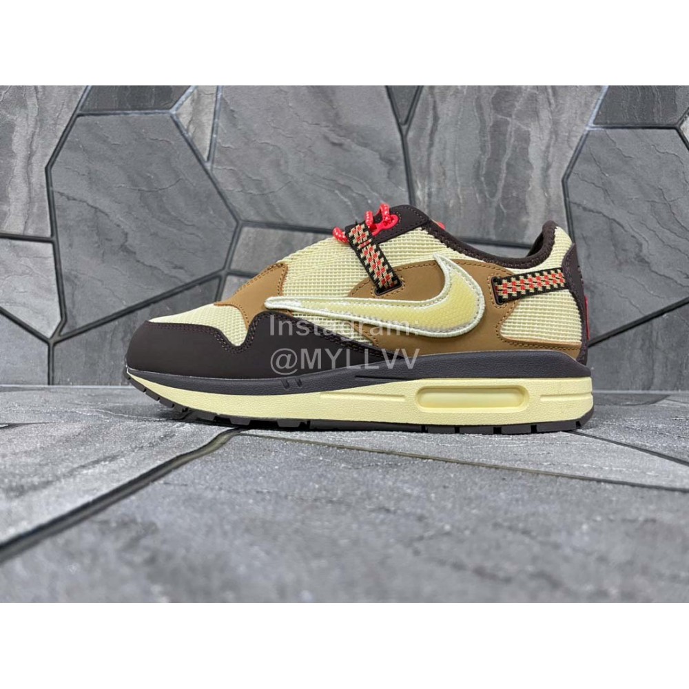 Travis Scott Nike Air Max 87 Cact Us Jack Sneakers For Men And Women Beige