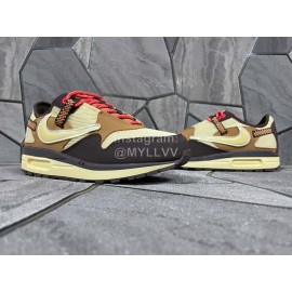 Travis Scott Nike Air Max 87 Cact Us Jack Sneakers For Men And Women Beige