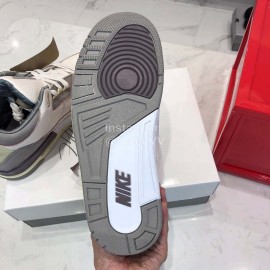 Nike Air Jordan 3 Basketball Shoes For Men White Gray