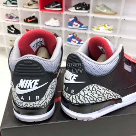 Nike Air Jordan 3 Basketball Shoes For Men Black
