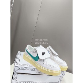 Peaceminusone Nike Casual Leather Shoes For Men And Women