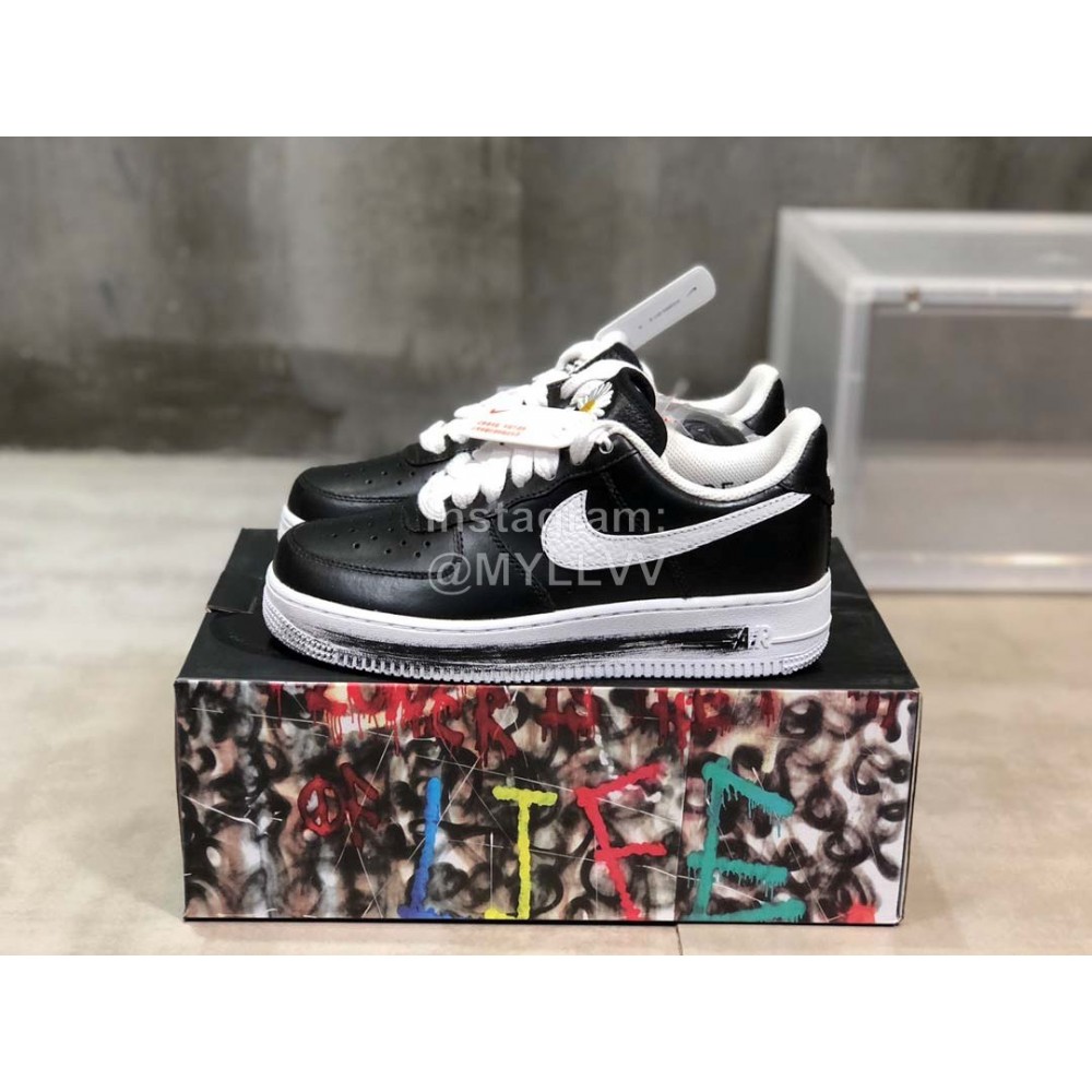 Peaceminusone Nike Air Force 1 Air Sole Sportshoes Black