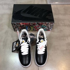 Peaceminusone Nike Air Force 1 Air Sole Sportshoes Black