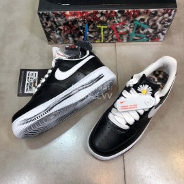 Peaceminusone Nike Air Force 1 Air Sole Sportshoes Black