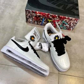 Peaceminusone Nike Air Force 1 Air Sole Sportshoes White