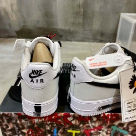 Peaceminusone Nike Air Force 1 Air Sole Sportshoes White