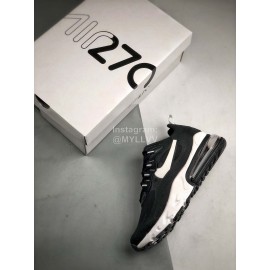 Nike Air Max 270 React Sneakers For Men And Women Black