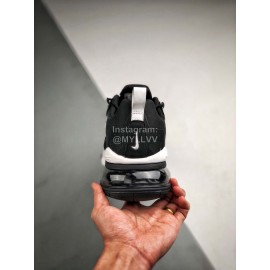 Nike Air Max 270 React Sneakers For Men And Women Black