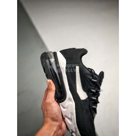 Nike Air Max 270 React Sneakers For Men And Women Black