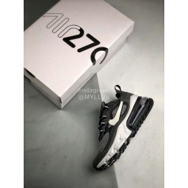 Nike Air Max 270 React Sneakers For Men And Women Gray