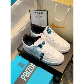 Nike Air Force 1ww Air Sole Sneakers For Men And Women Blue