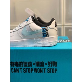 Nike Air Force 1ww Air Sole Sneakers For Men And Women Blue