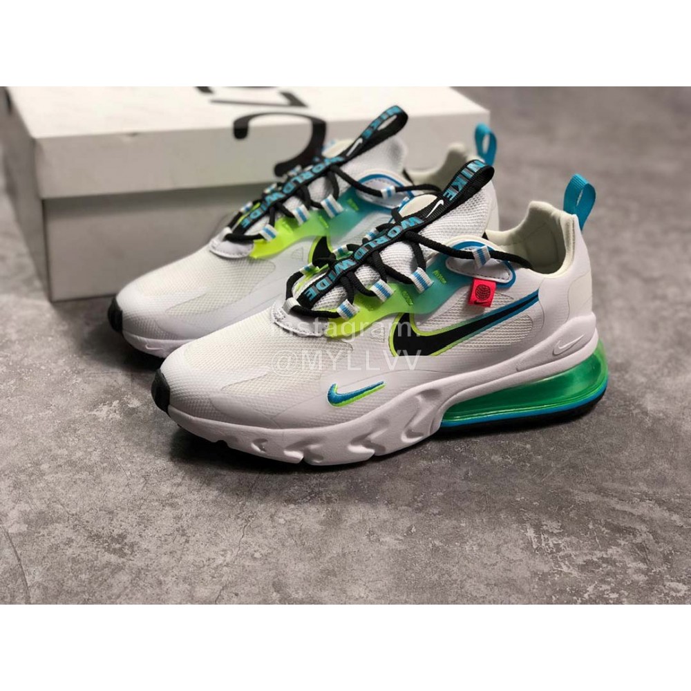 Nike Air Max 270 React Casual Sportshoes For Men And Women White