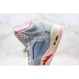 Trophy Room Nike Air Jordan 5 Ice Blue Sneakers For Men And Women
