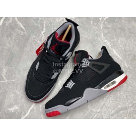 Nike Air Jordan 4 Purple Metallic Sneakers For Men 