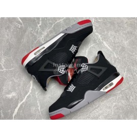 Nike Air Jordan 4 Purple Metallic Sneakers For Men 