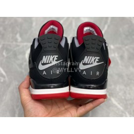 Nike Air Jordan 4 Purple Metallic Sneakers For Men 