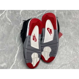 Nike Air Jordan 4 Purple Metallic Sneakers For Men 