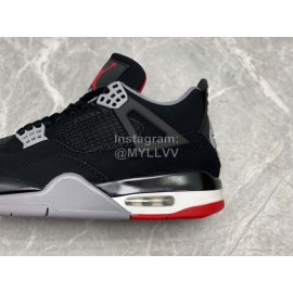 Nike Air Jordan 4 Purple Metallic Sneakers For Men 