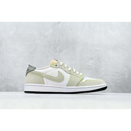 Nike Air Jordan 1 Low “Ghost Green” Sneakers For Men And Women