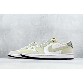 Nike Air Jordan 1 Low “Ghost Green” Sneakers For Men And Women