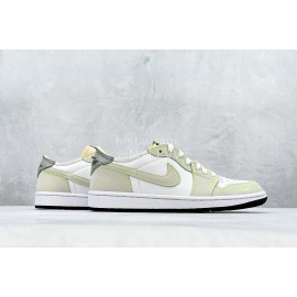 Nike Air Jordan 1 Low “Ghost Green” Sneakers For Men And Women