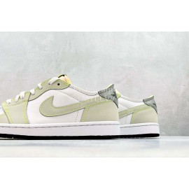 Nike Air Jordan 1 Low “Ghost Green” Sneakers For Men And Women