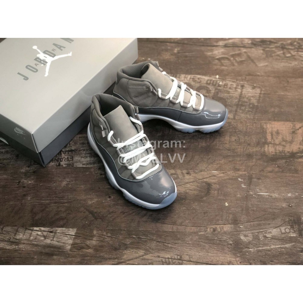 Nike Air Jordan 11 Cool Grey Basketball Shoes For Men