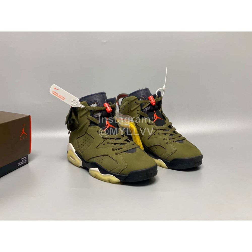 Travis Scott Nike Air Jordan 6 Basketball Shoes For Men