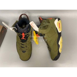 Travis Scott Nike Air Jordan 6 Basketball Shoes For Men