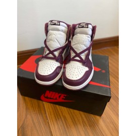 Nike Air Jordan 1 Retro High Og Bordeaux Basketball Shoes For Men And Women