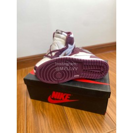 Nike Air Jordan 1 Retro High Og Bordeaux Basketball Shoes For Men And Women