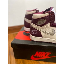 Nike Air Jordan 1 Retro High Og Bordeaux Basketball Shoes For Men And Women