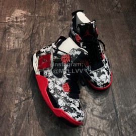 Nike Air Jordan 4 Tattoo Basketball Shoes For Men
