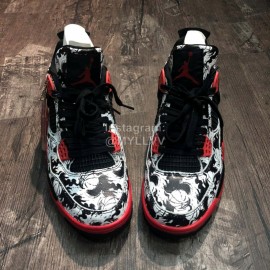 Nike Air Jordan 4 Tattoo Basketball Shoes For Men