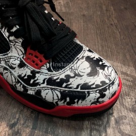 Nike Air Jordan 4 Tattoo Basketball Shoes For Men