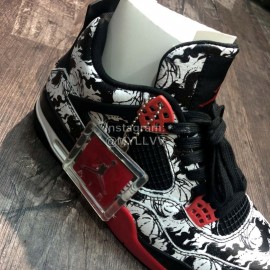 Nike Air Jordan 4 Tattoo Basketball Shoes For Men