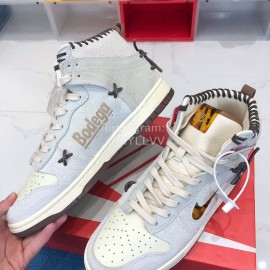 Bodega Nike Dunk Hi “Legend” Sneakers For Men And Women White