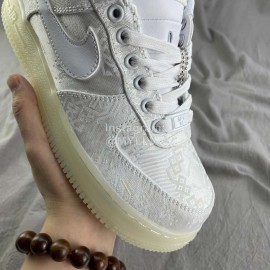 Clot Nike Air Force 1 Premium Sneakers For Men And Women White