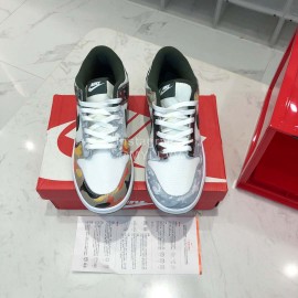 Nike Sb Low “Sail Multi-Camo” Sneakers For Men And Women 