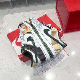 Nike Sb Low “Sail Multi-Camo” Sneakers For Men And Women 