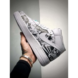 Slam Dunk Nike Air Force 1 Custommid Sneakers For Men And Women